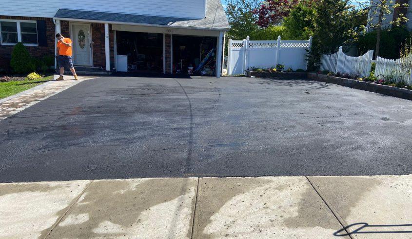 cement driveway