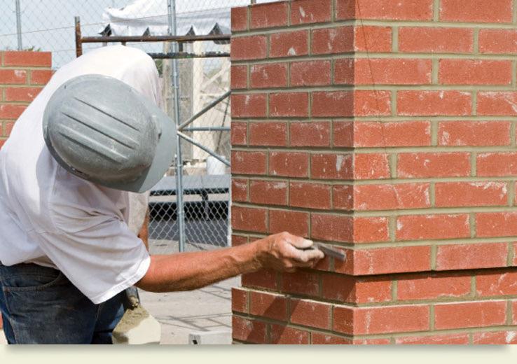 brick retaining walls building