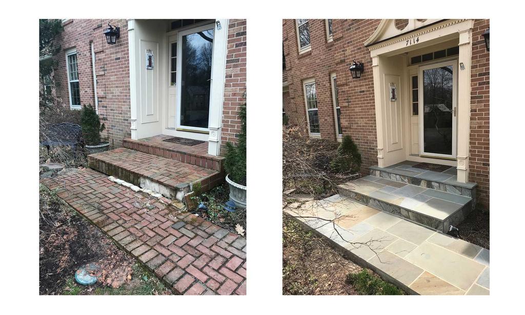 before and after patio repair