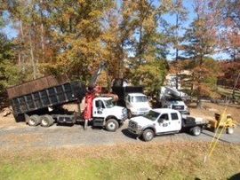 Trucks of Triple J Tree Service