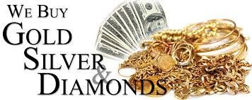 We buy gold, silver and diamonds