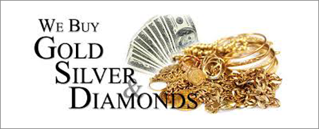 We buy gold silver and diamonds