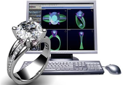 Custom ring design using computer software