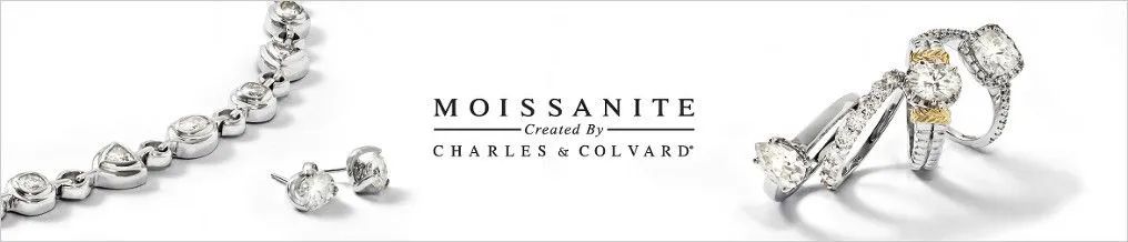 Moissanite created by Charles & Colvard