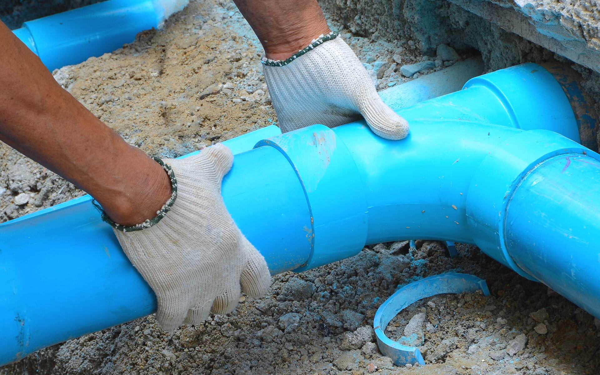 Water line replacement