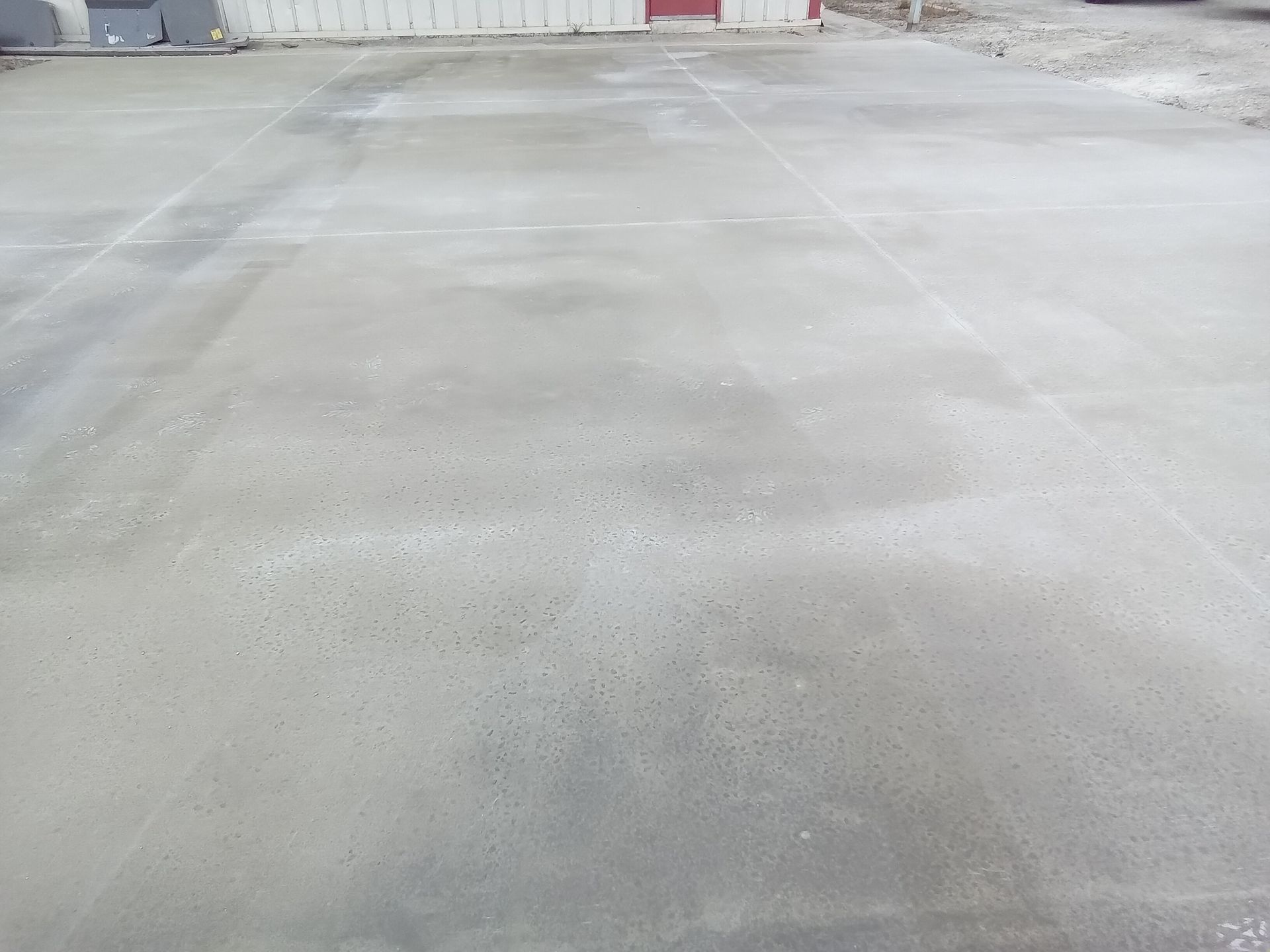 semi-finished concrete floor