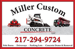 Miller Custom Concrete, LLC Logo