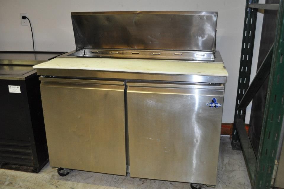Stainless Steel Refrigerated Sandwich Prep Table