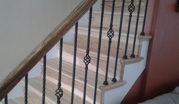 Wood stairs