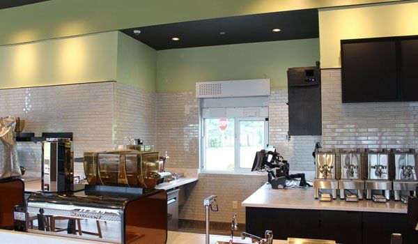 Starbucks interior kitchen