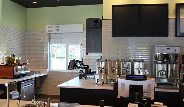 Starbucks interior kitchen