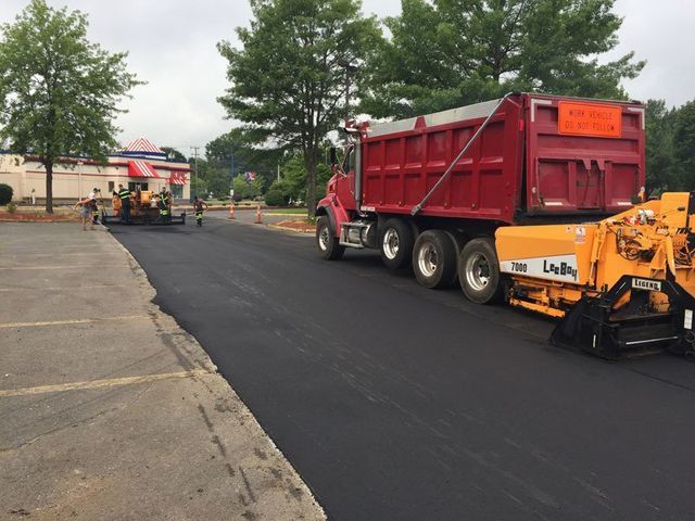 Commercial Paving truck