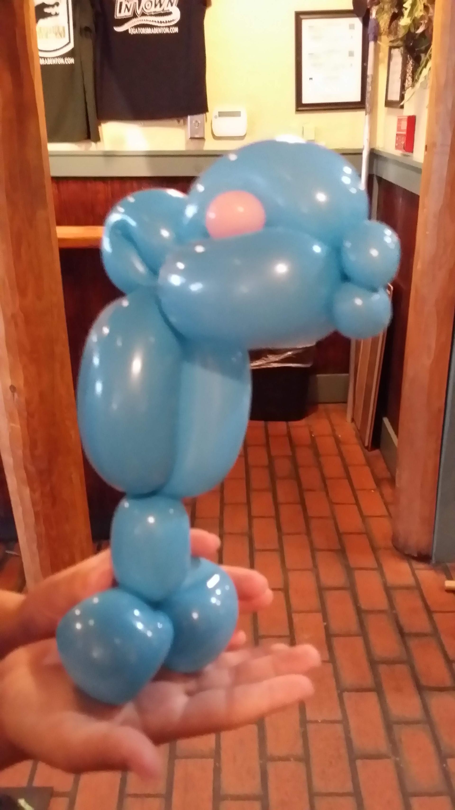 blue balloon
