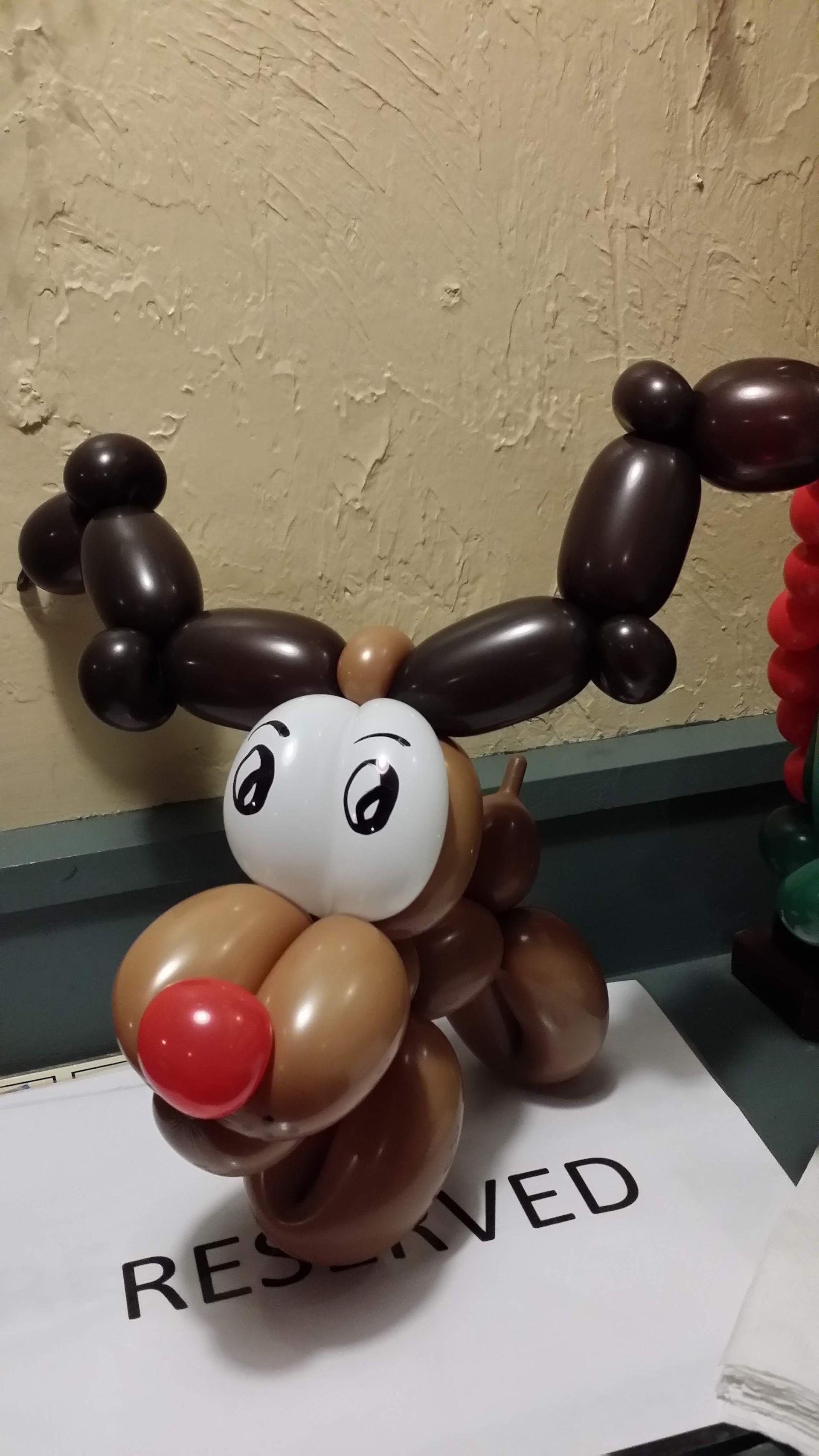 reindeer balloon