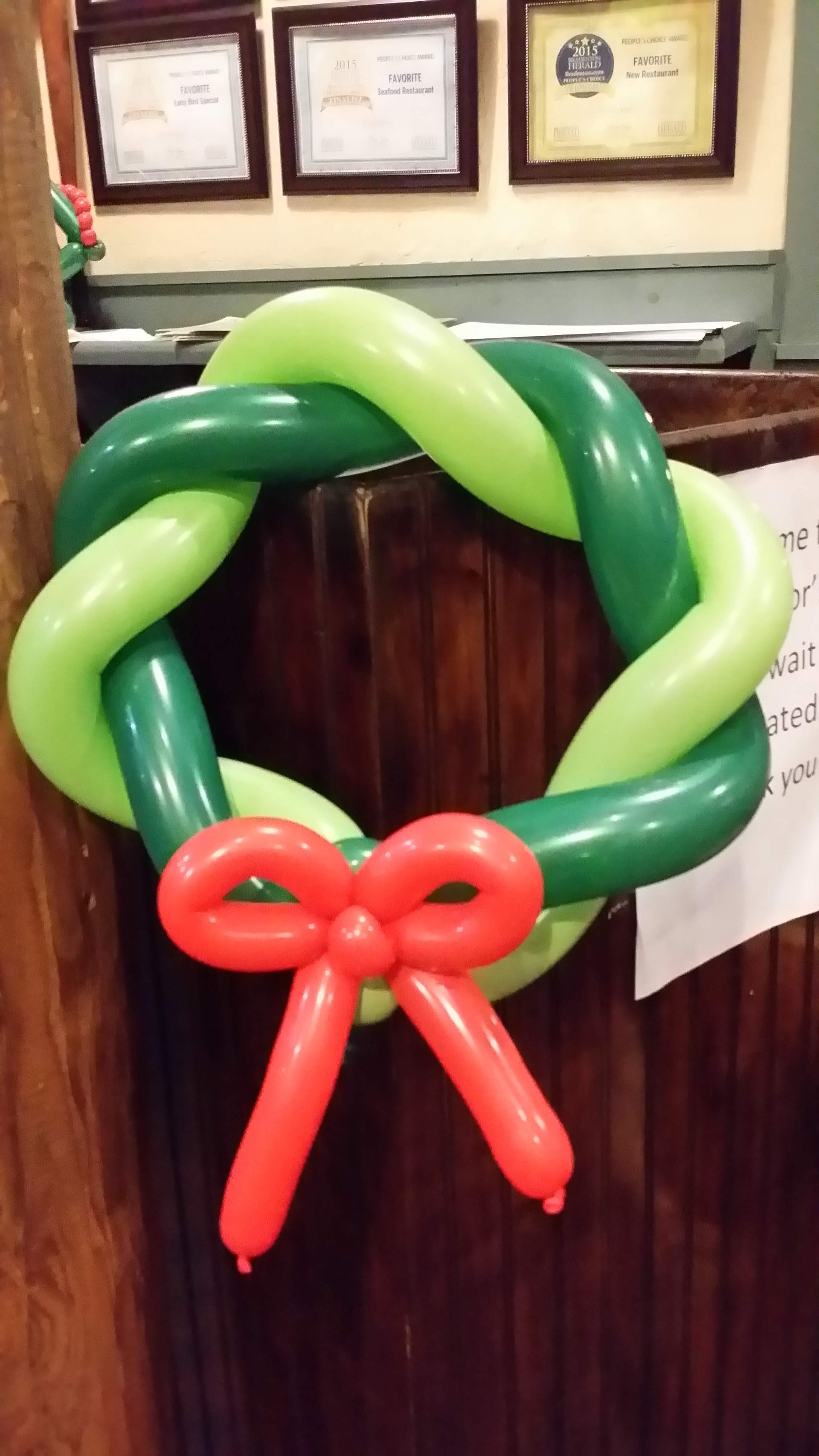 Christmas decor balloon