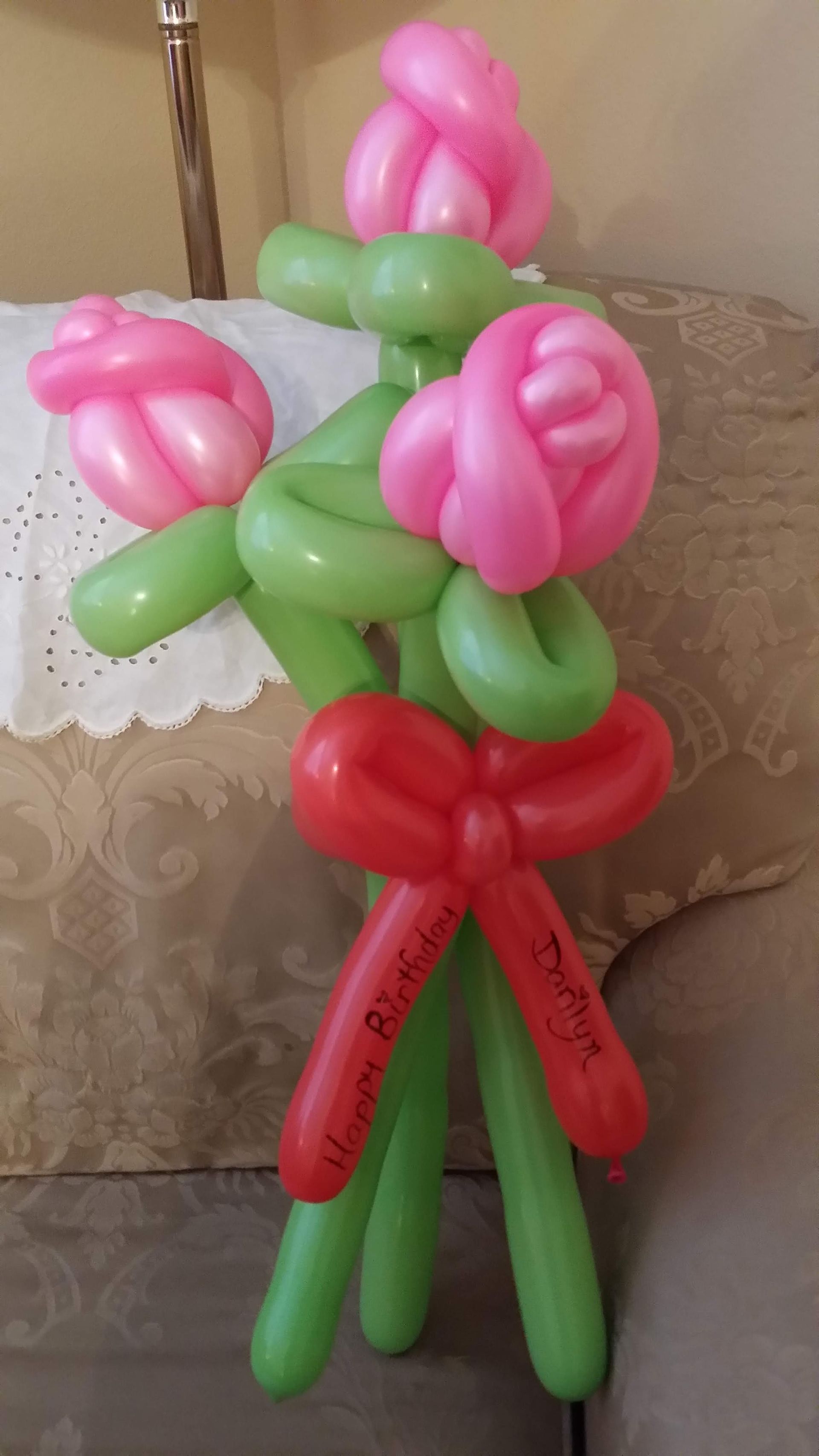 flowers balloon