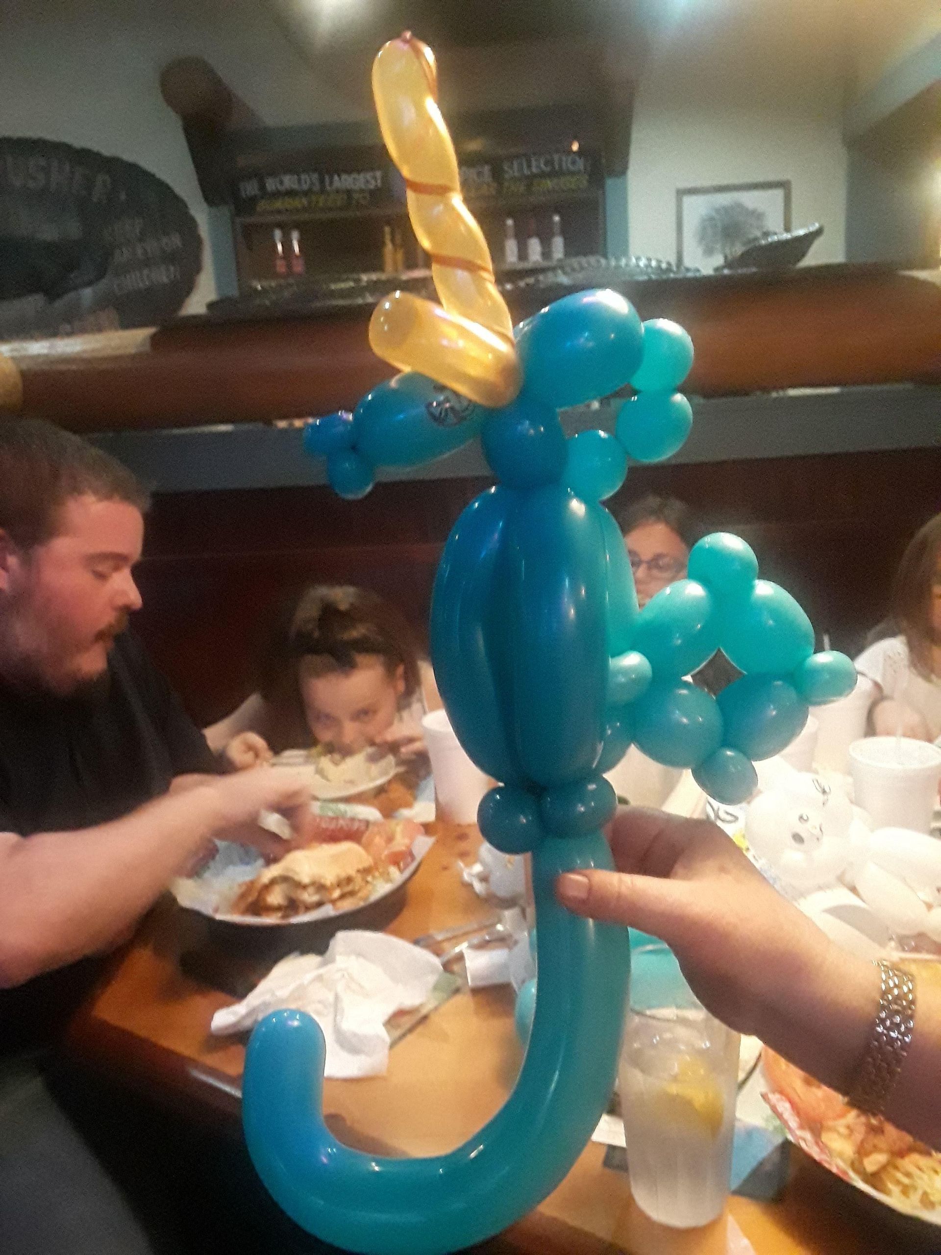 seahorse balloon