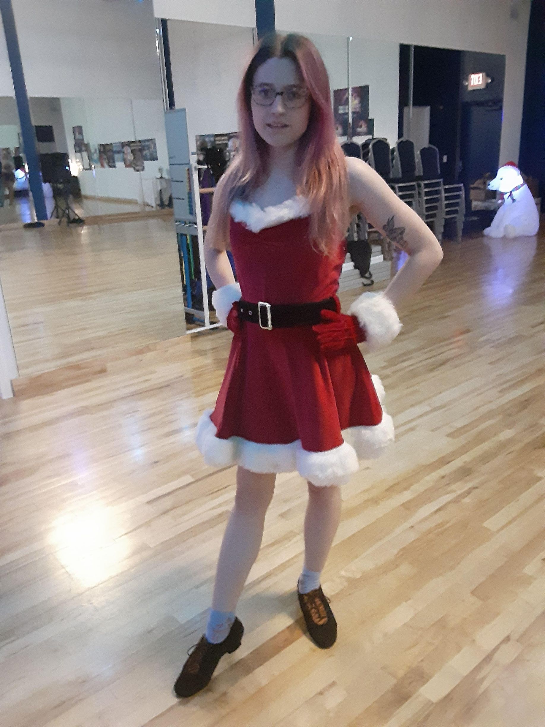 santa costume for girls