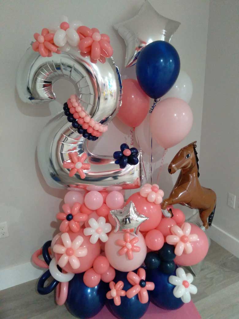 floor display 2 balloons