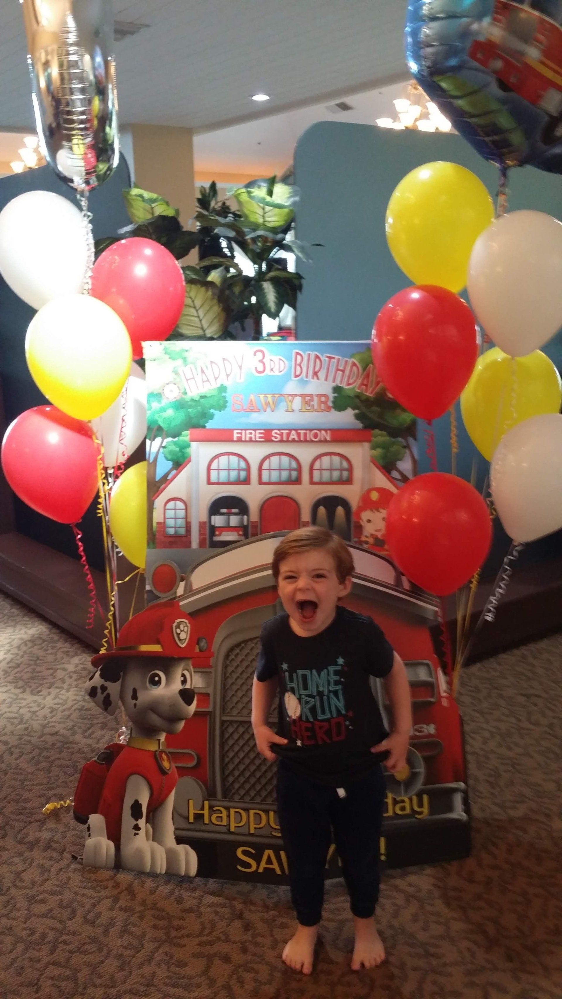 3rd birthday balloons