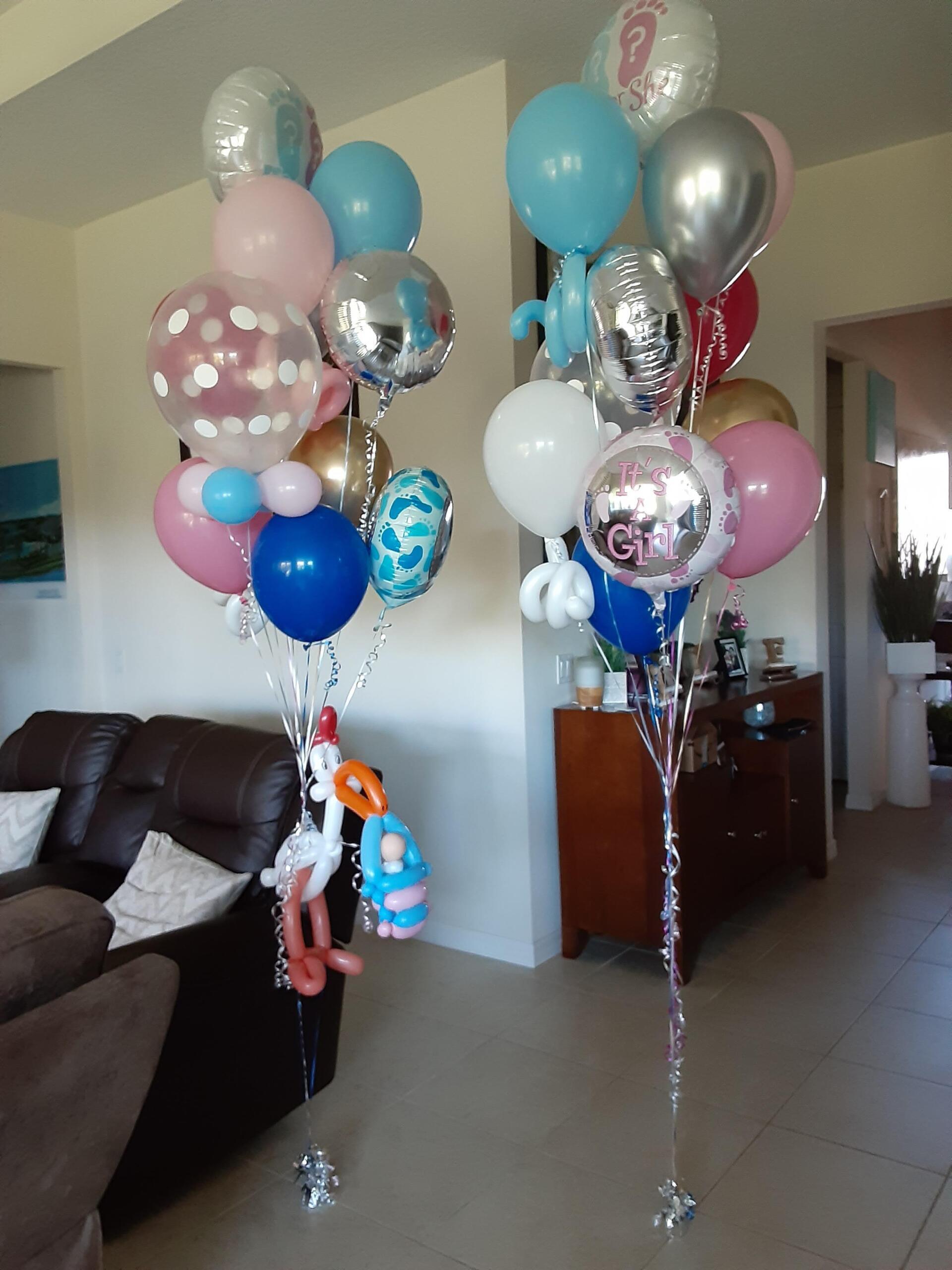 it's A Girl balloons