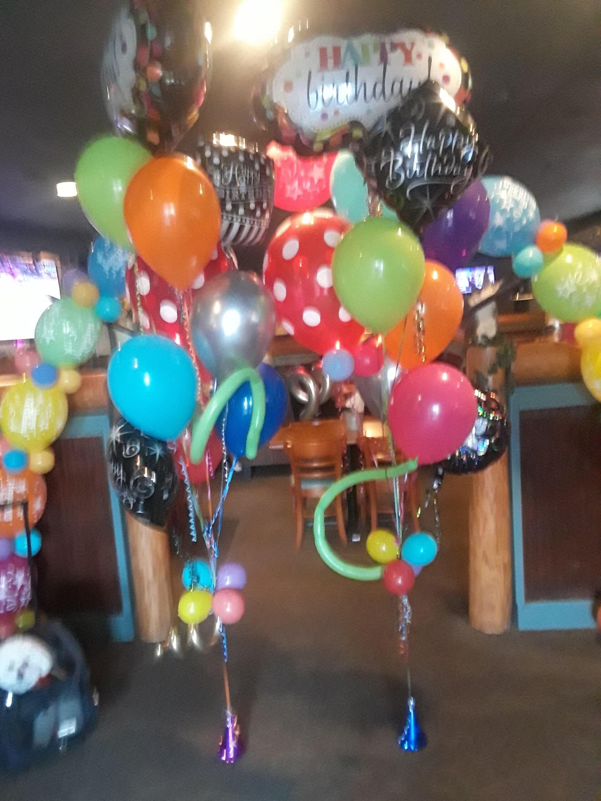 happy birthday balloons