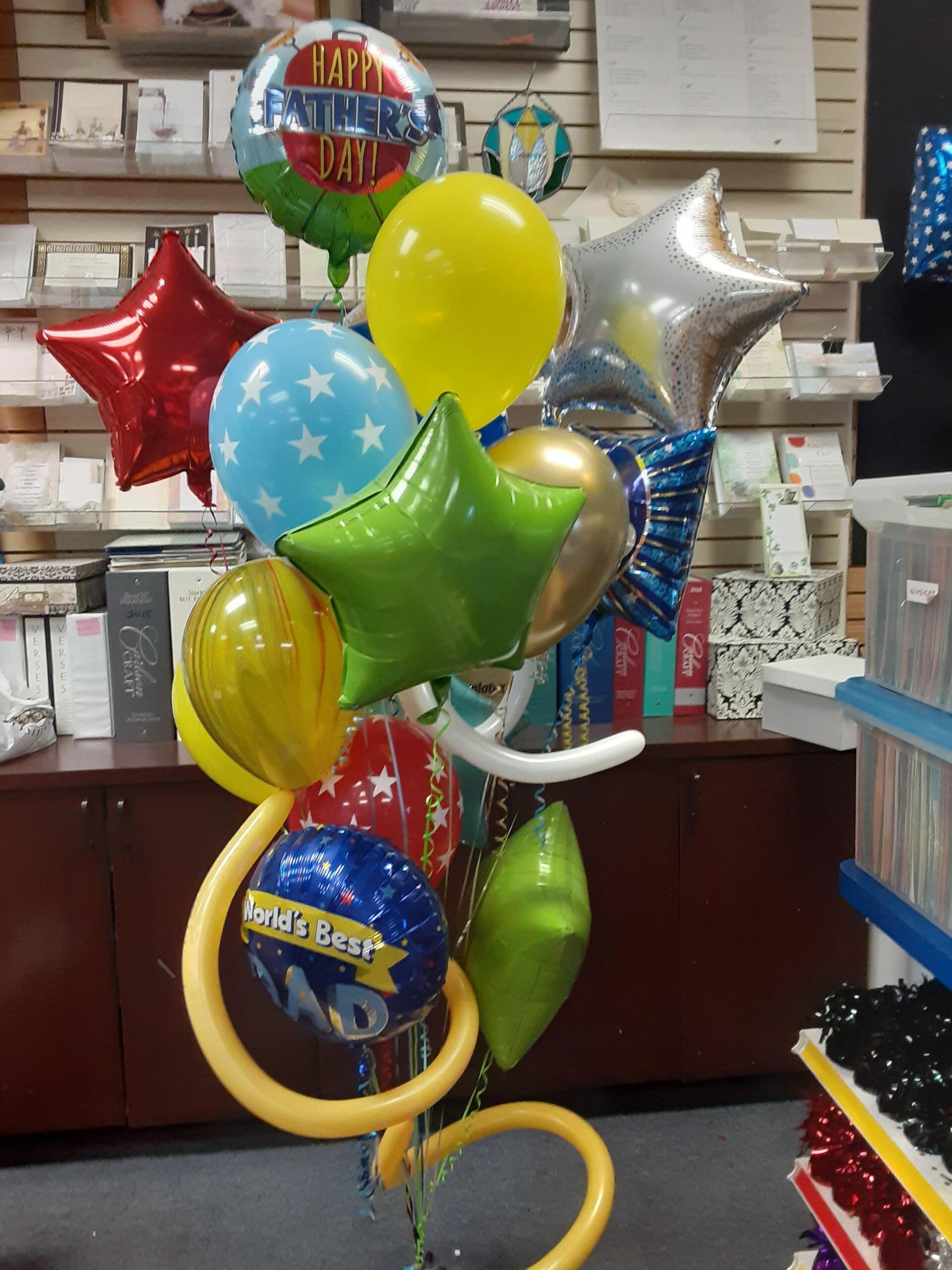 Happy Father's Day balloons