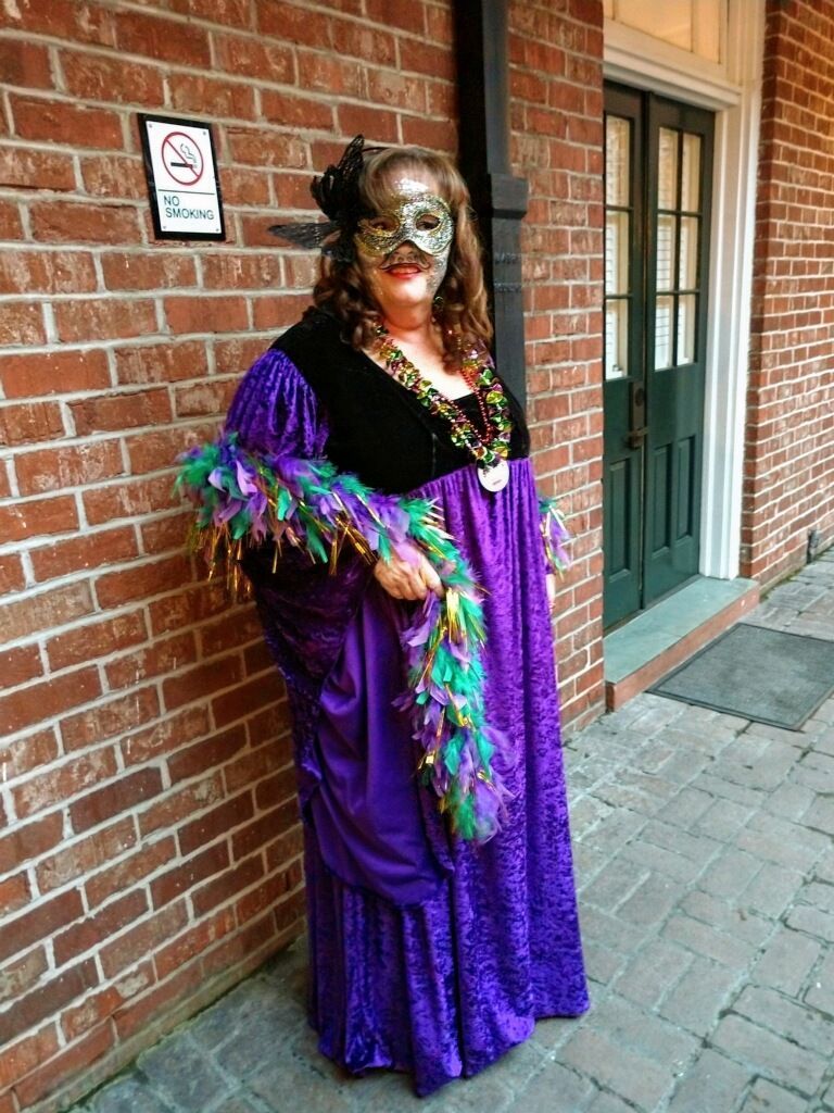 Purple dress costume