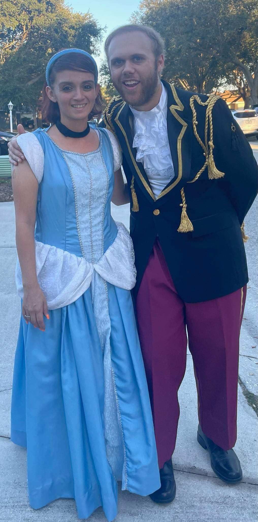 Cinderella and Prince Charming costumes