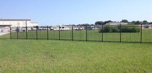 commercial lot fence
