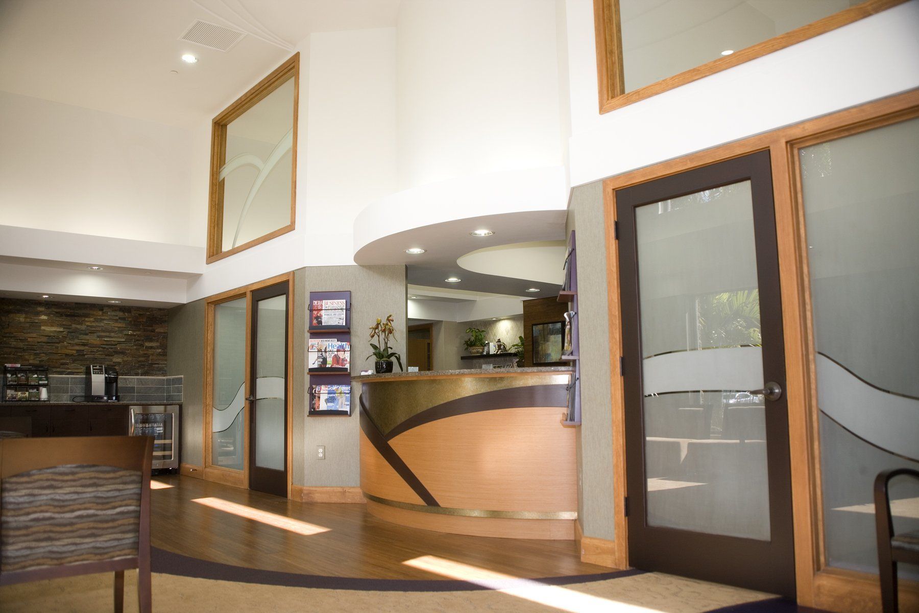 Dental clinic reception