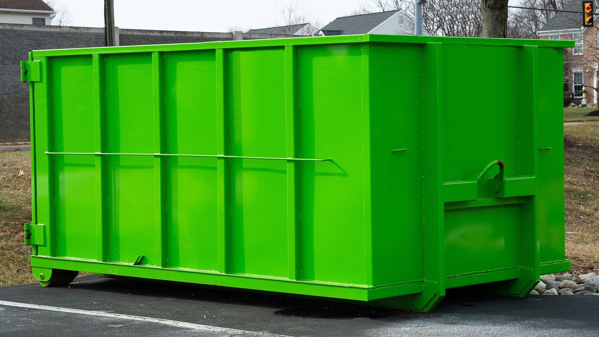 20-yard dumpster