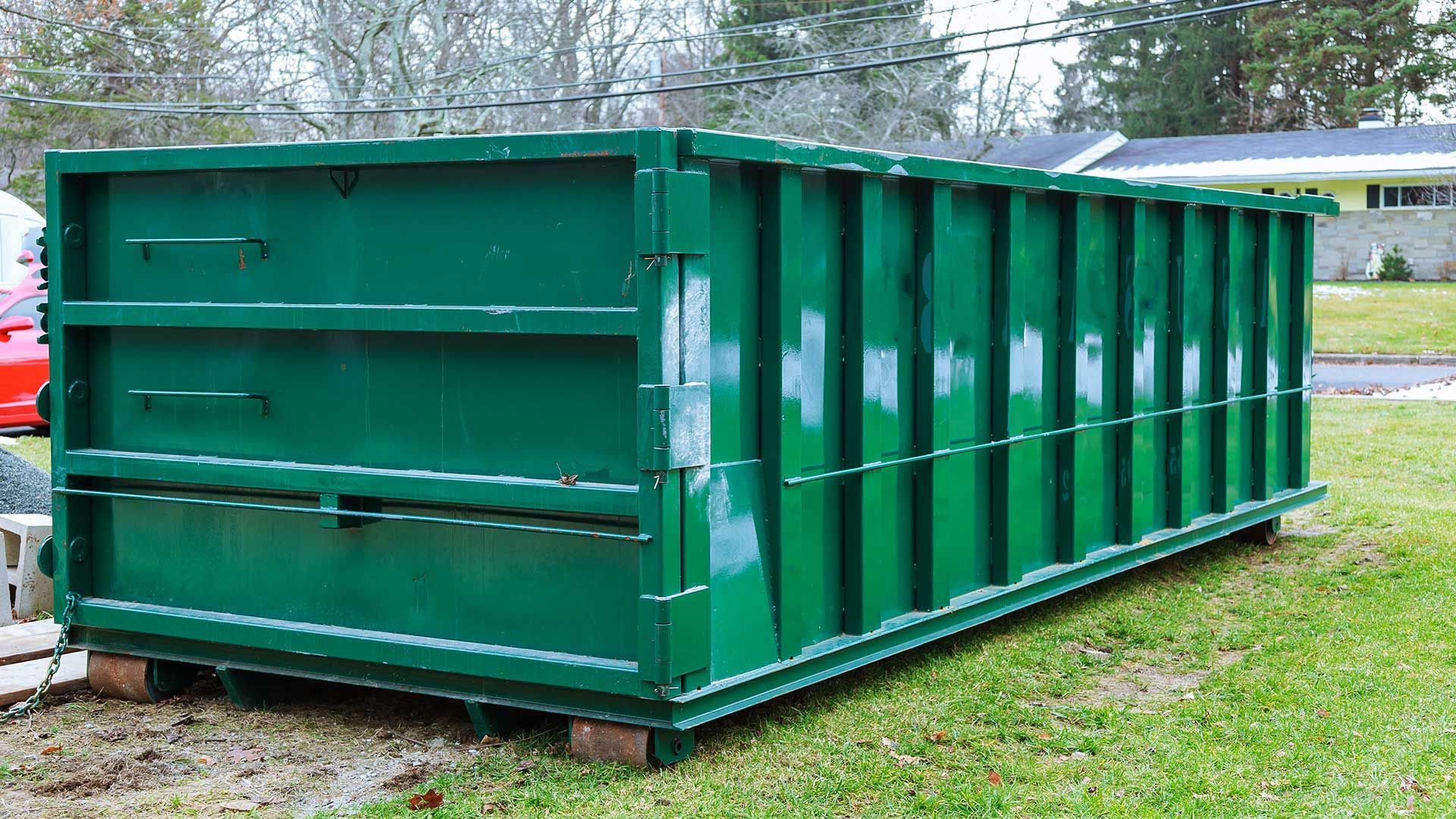 40-yard dumpster