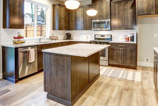 Remodeled kitchen