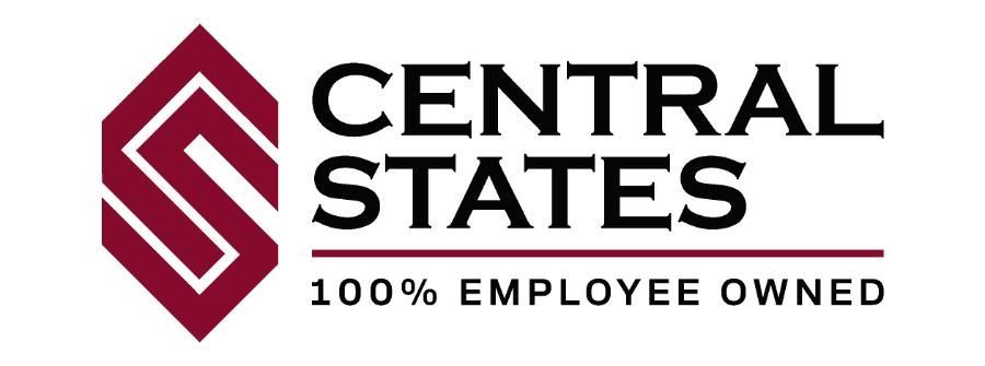 The logo for central states 100 % employee owned