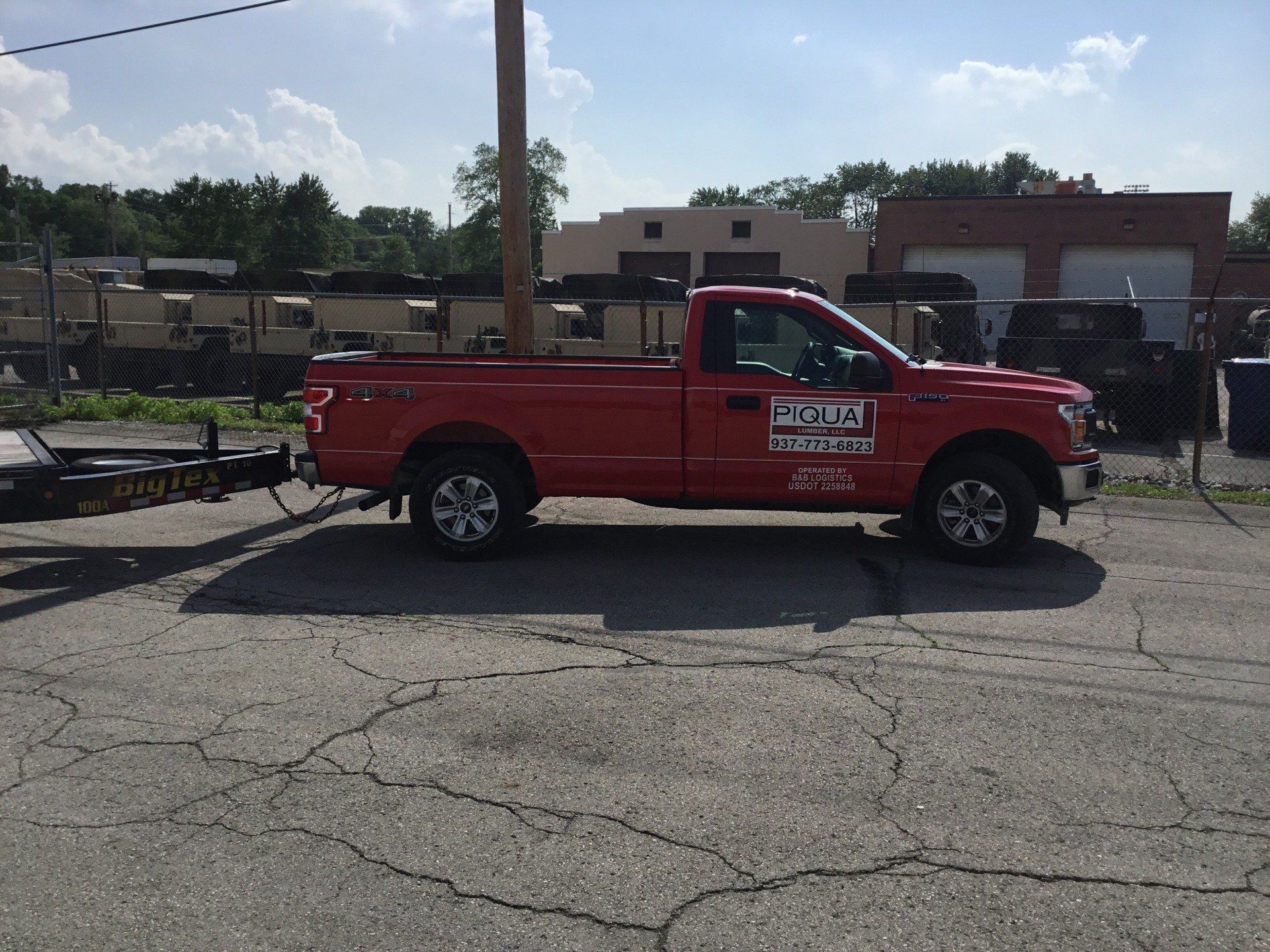 Piqua Lumber LLC truck
