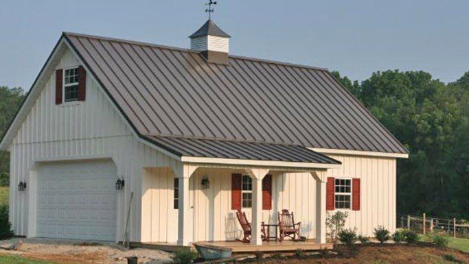 Metal roof and siding