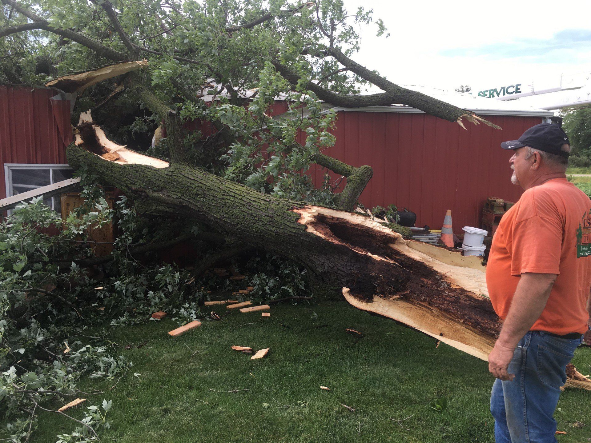 Storm damage
