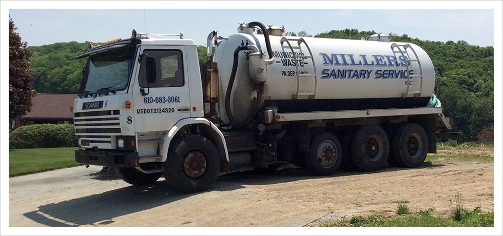 Millers Sanitary Service Septic Truck
