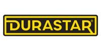 DURASTAR logo in yellow text on a black rectangular background