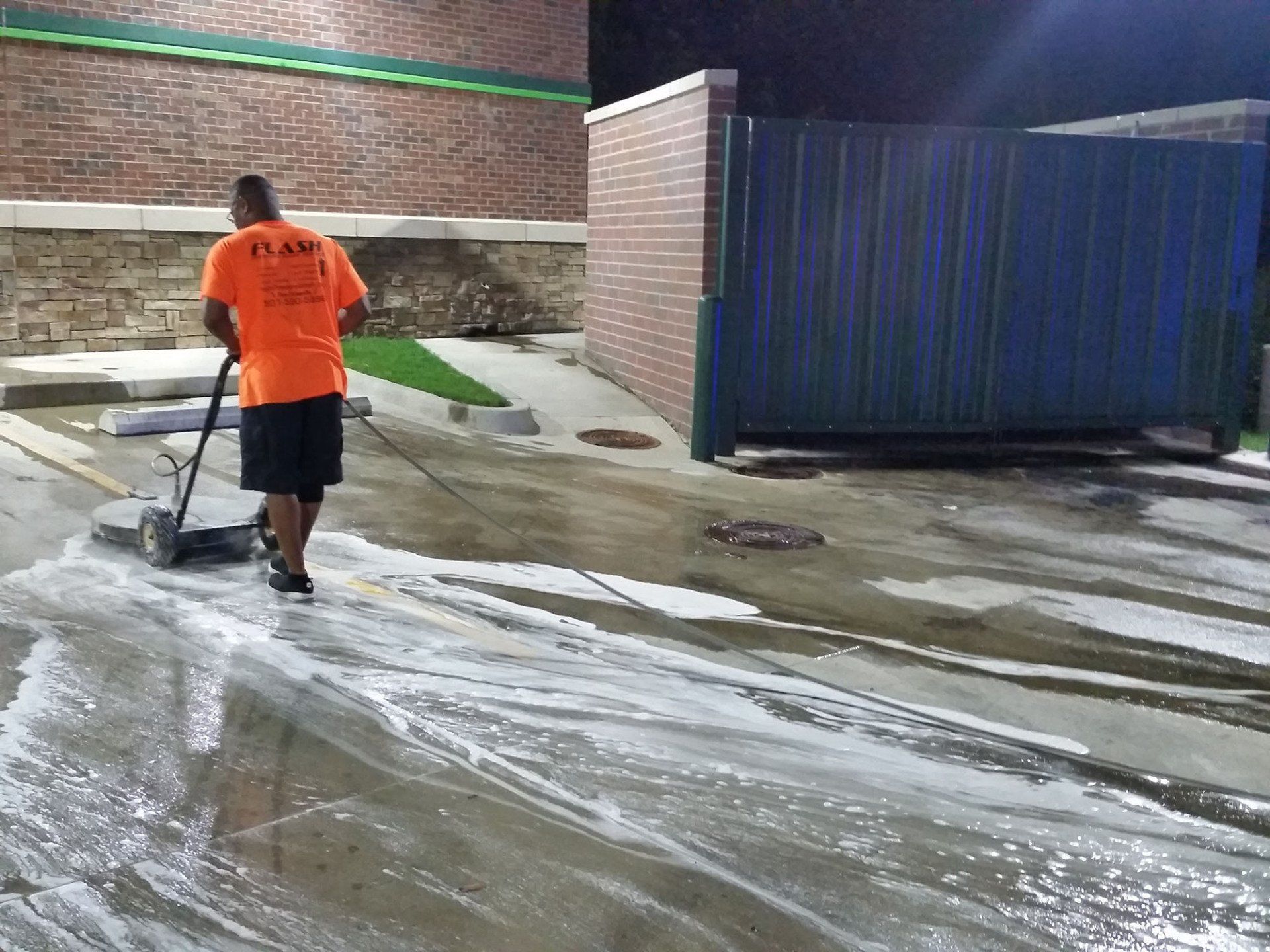 pressure wash