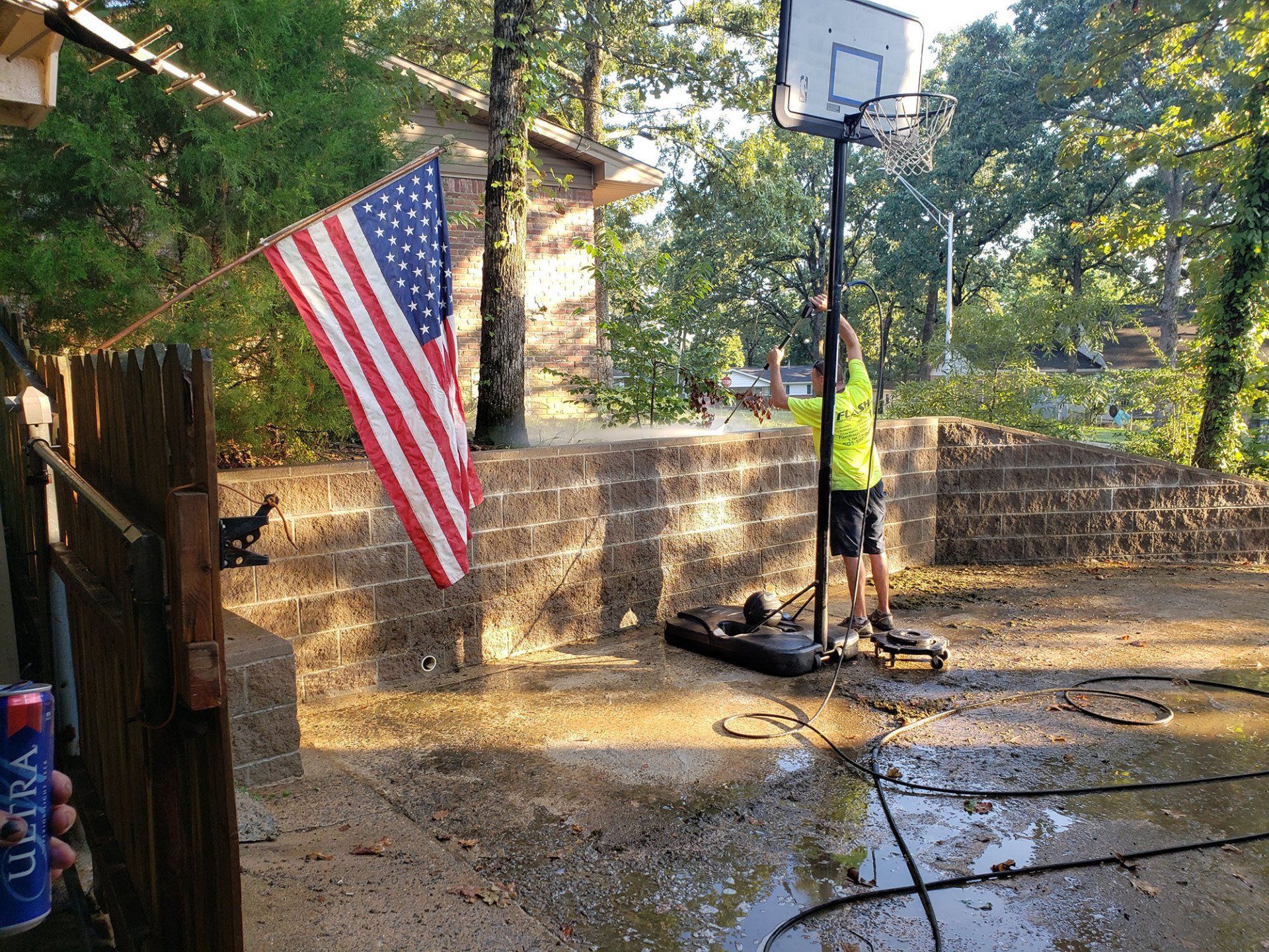 Power washing