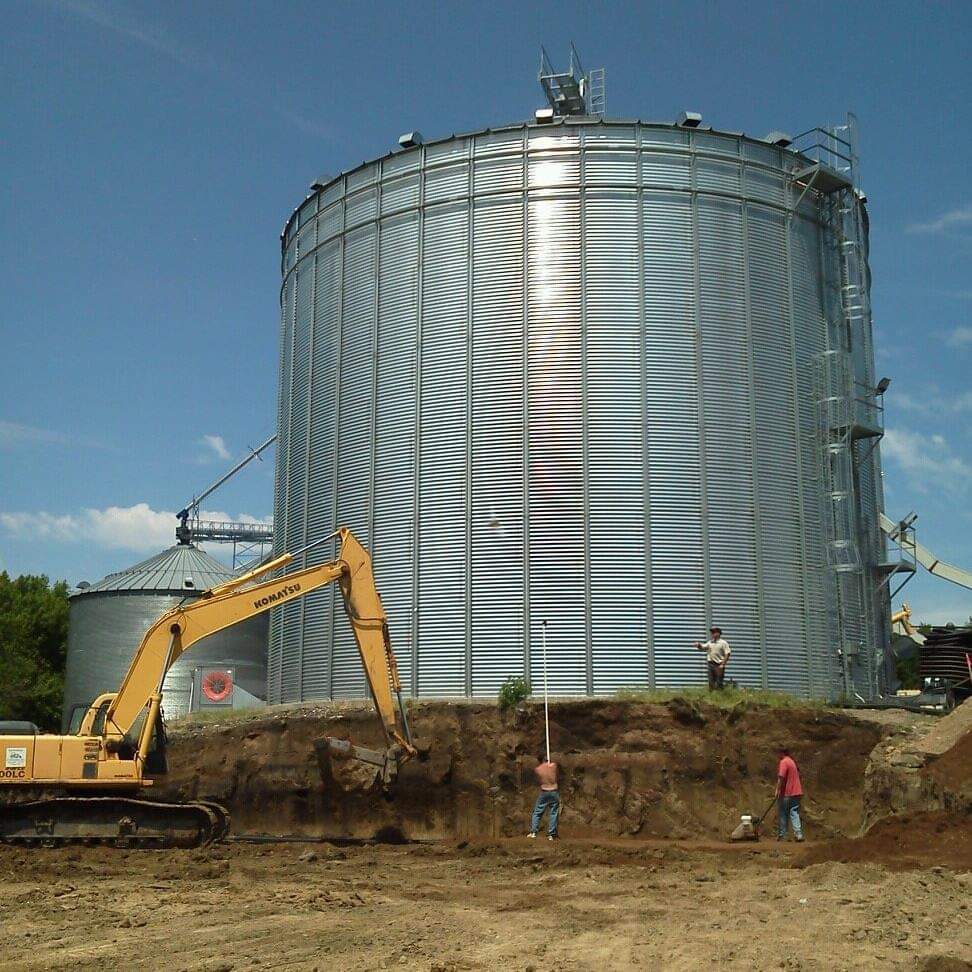 New bin site excavation