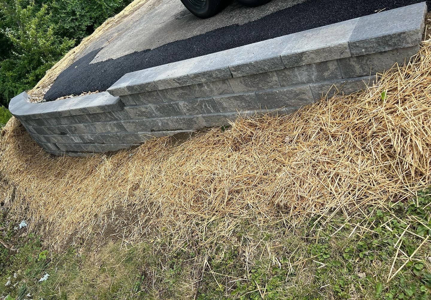 retaining wall project