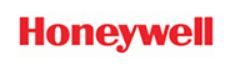 The honeywell logo is red on a white background.