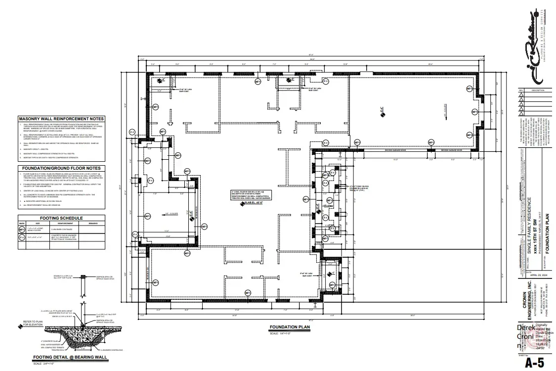 Floor plan of a building, showing rooms, doors, and architectural details in black lines on a white background.