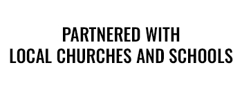 Partnered with Local Churches and Schools