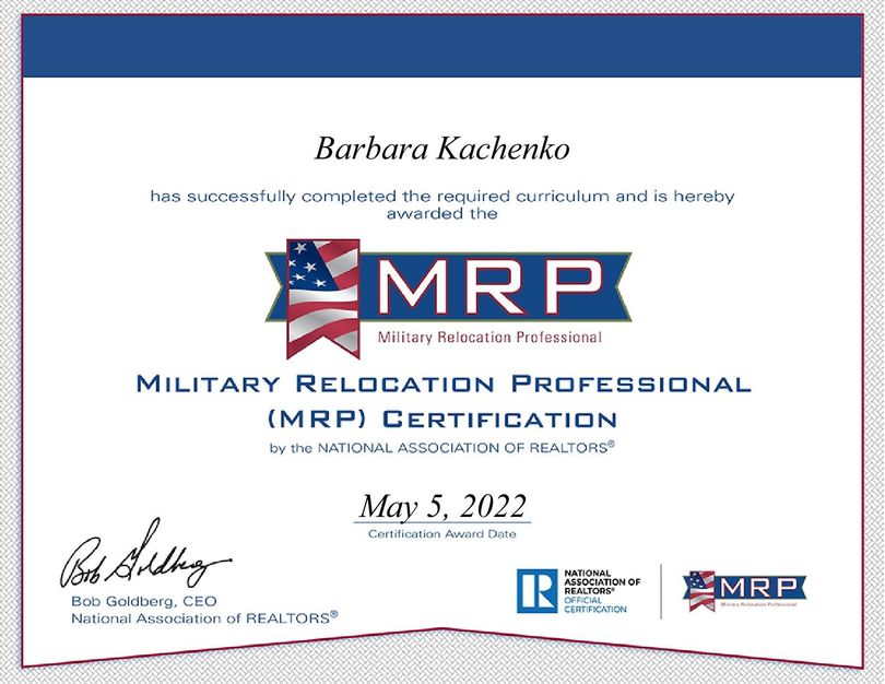 MRP Certificate
