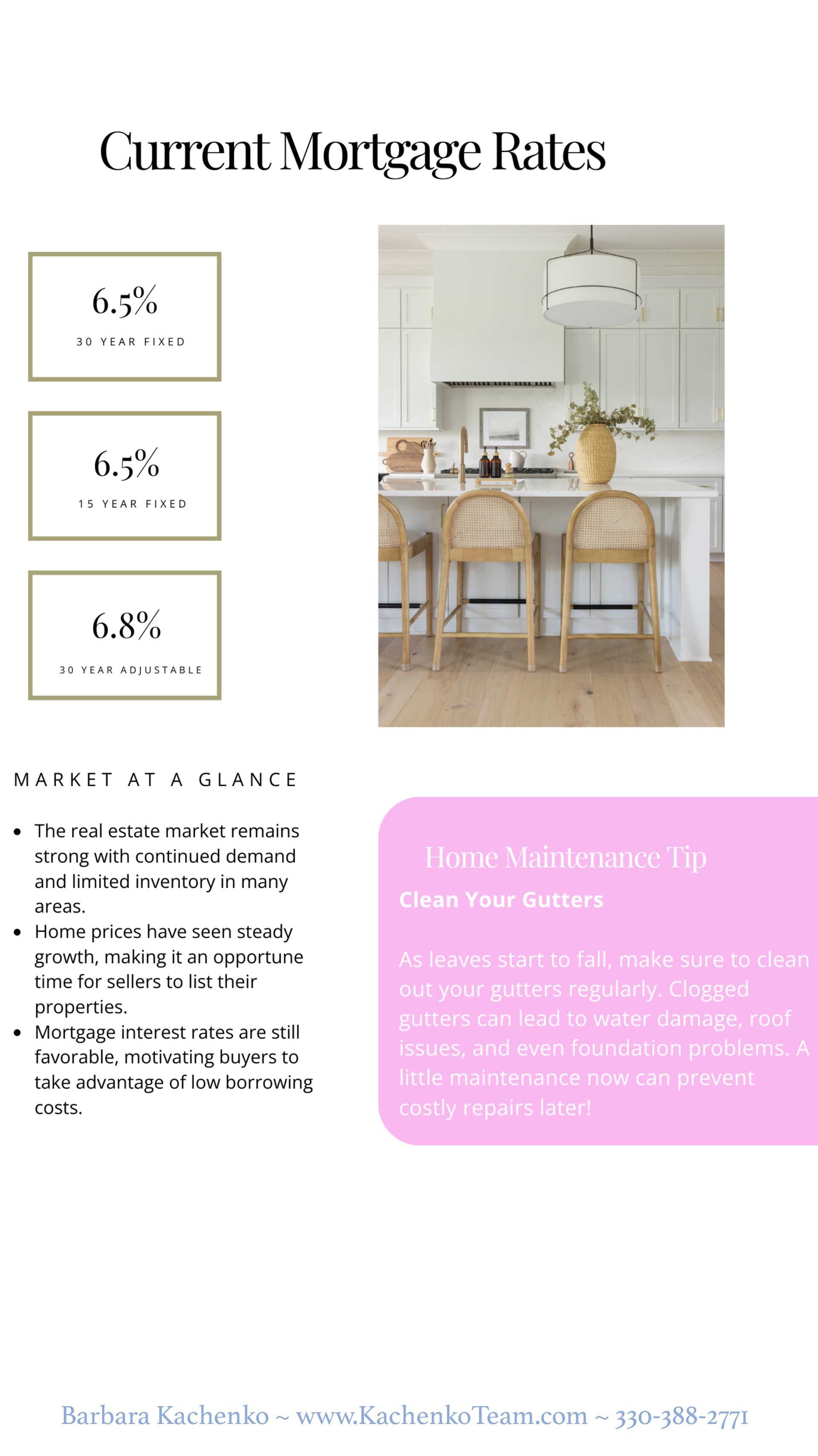 Monthly Newsletter - Current Mortgage Rates