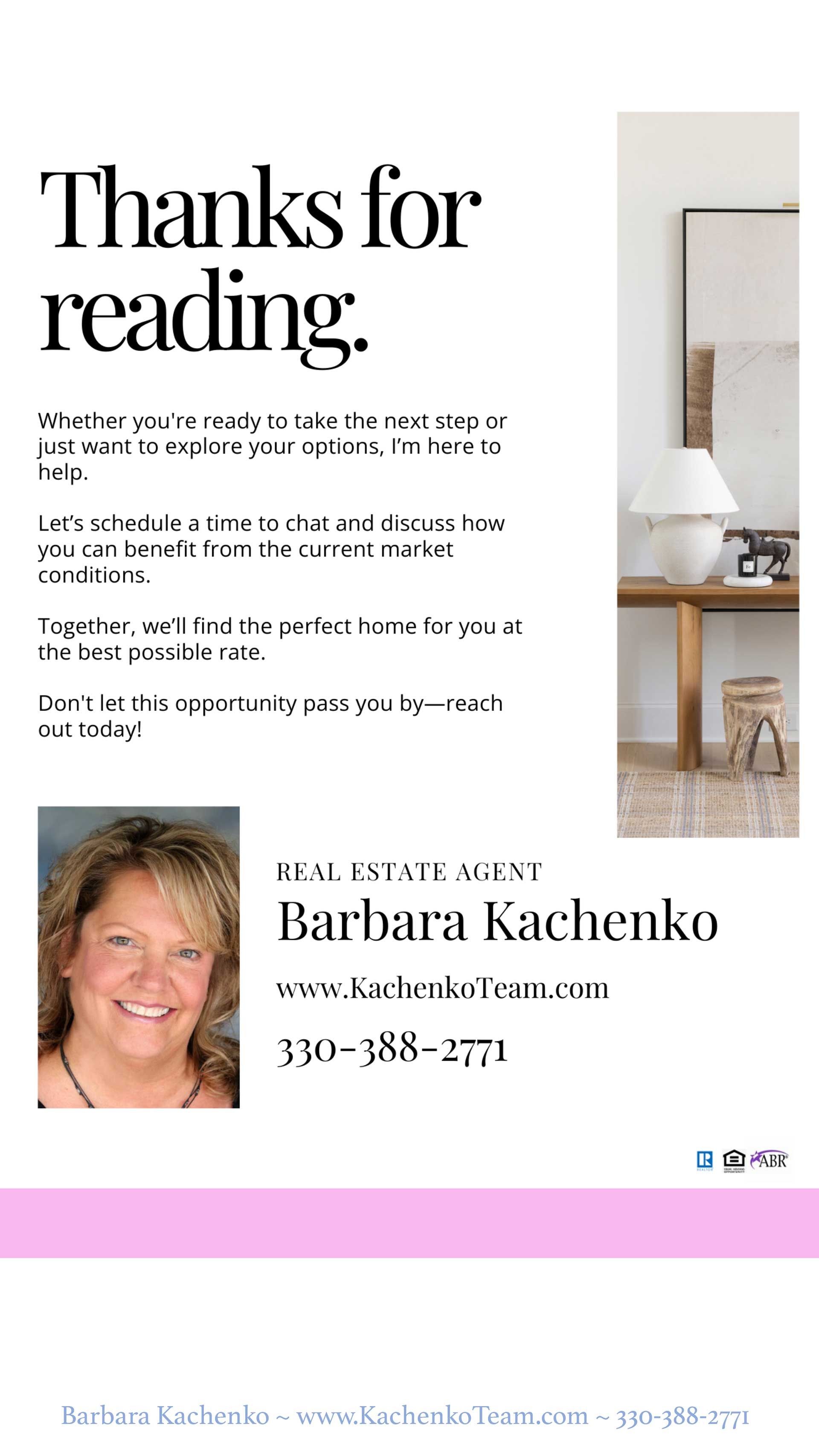 Monthly Newsletter - Thanks for reading